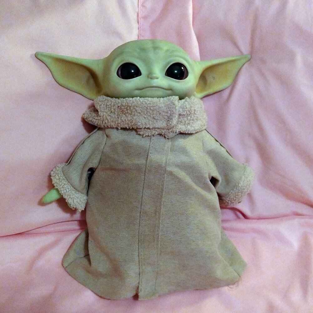 Grogu "Baby Yoda" Plush Star Wars Mattel 11-inch
